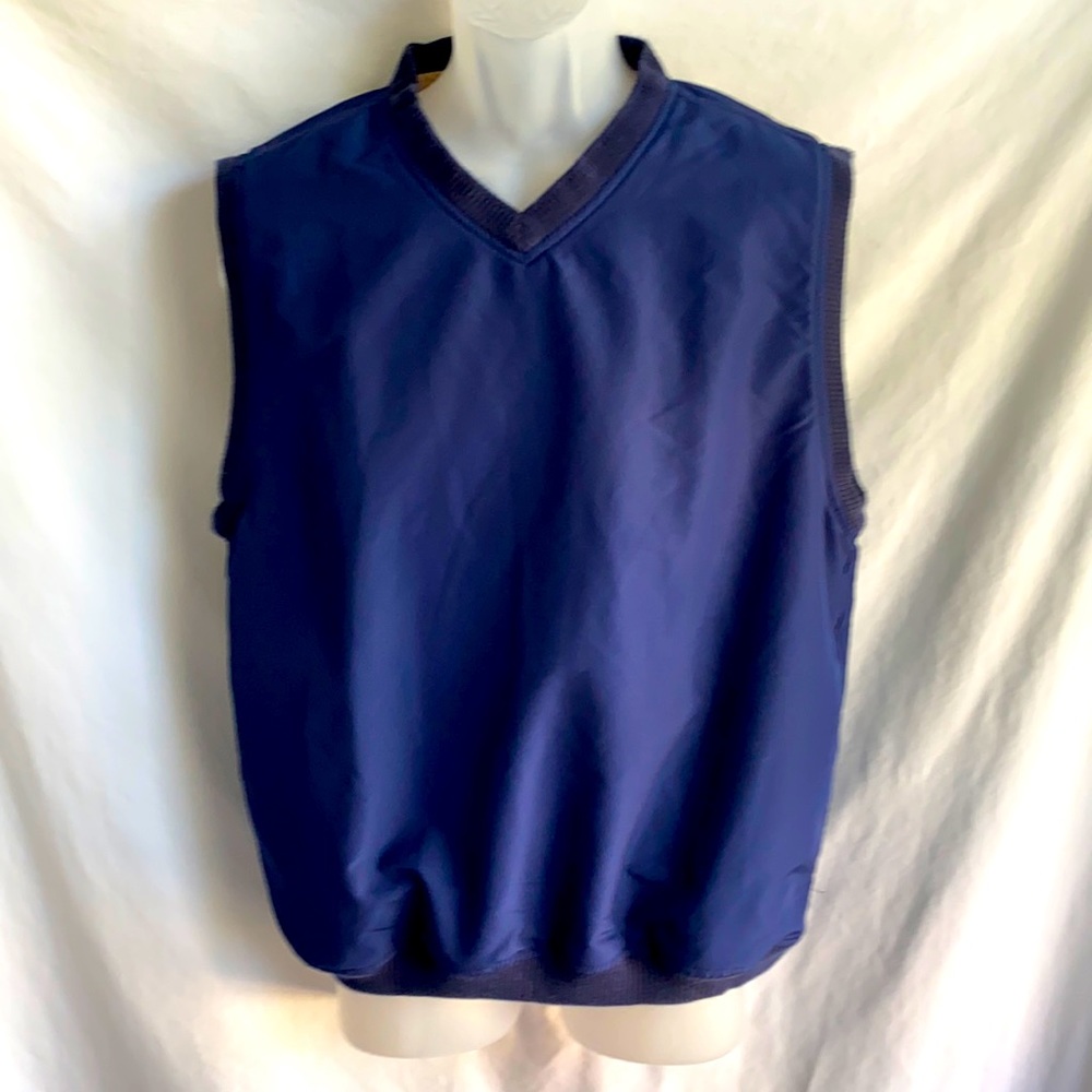 Russell Athletic Windbreaker Coach Vest w/ Pockets